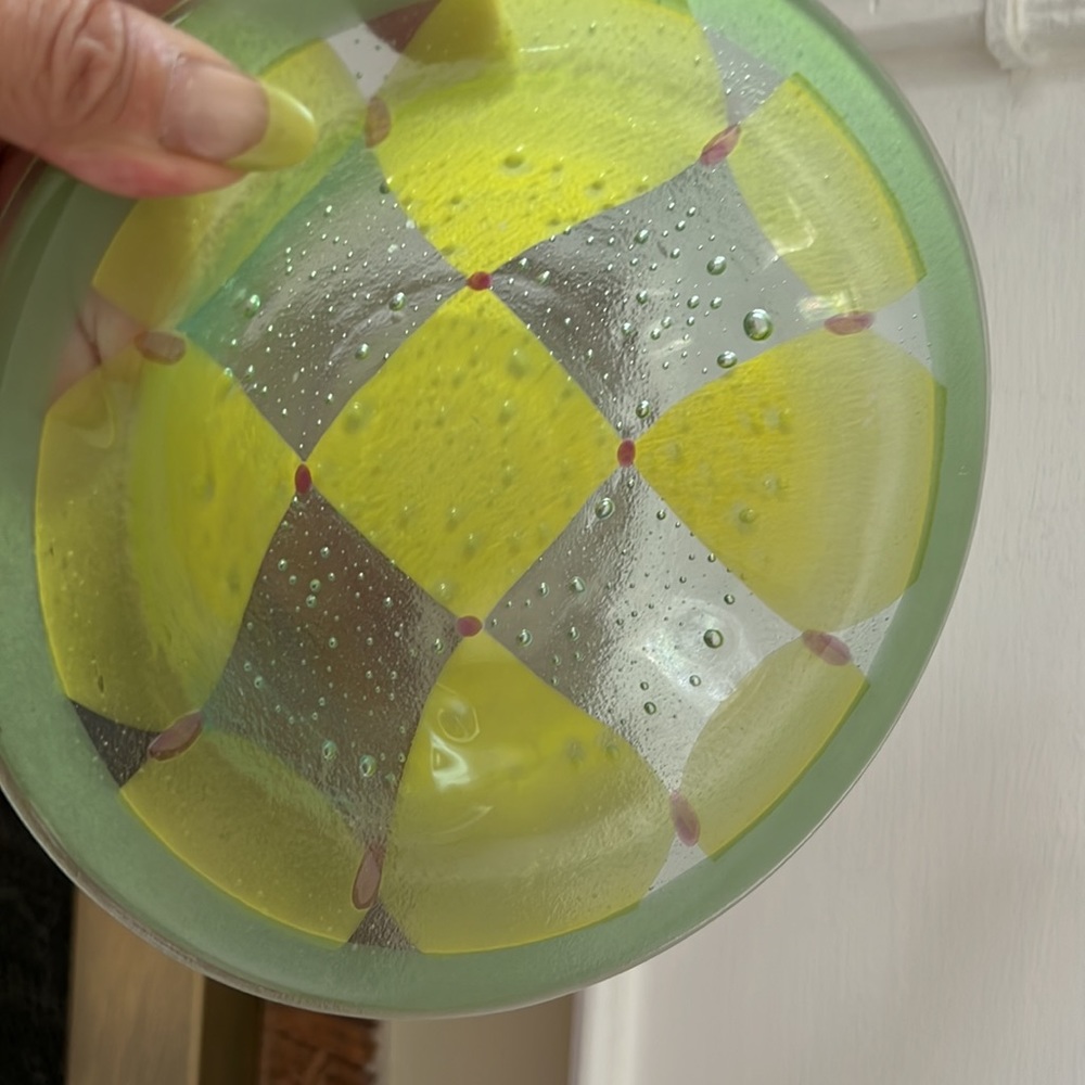 Murano style candy dish